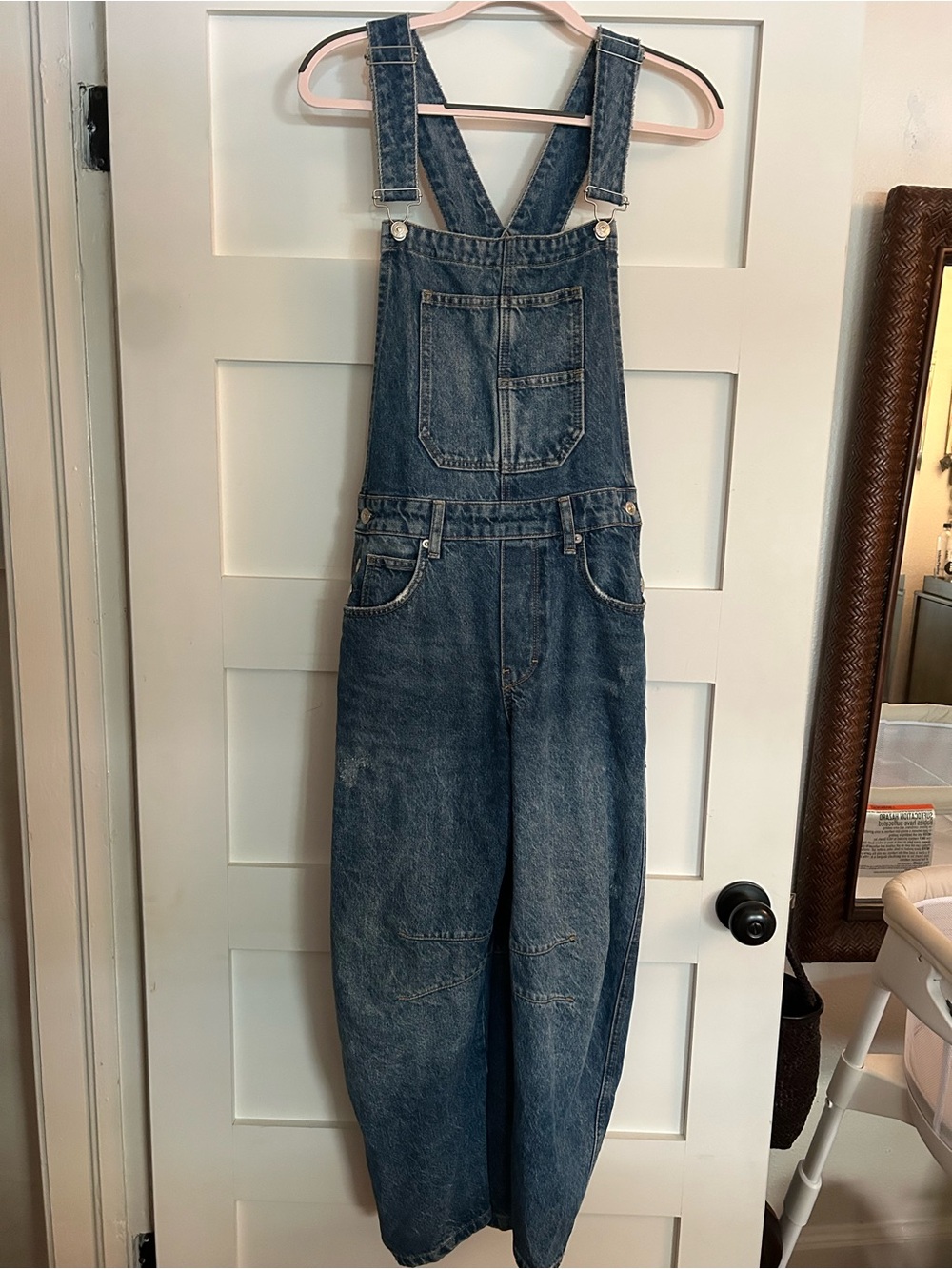We The Free Good Luck Barrel Overalls - ultra light beam
